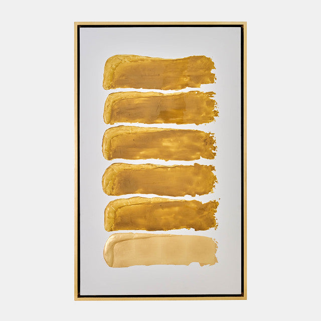 35x59, Hand Painted Gold Leaf Ingot Box set of 2