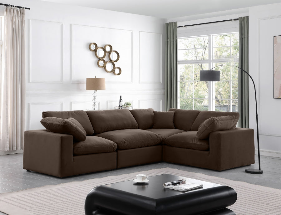 Comfy Velvet Sofa Sectional
