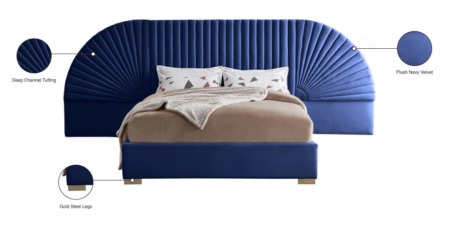 Cleo Velvet Bed