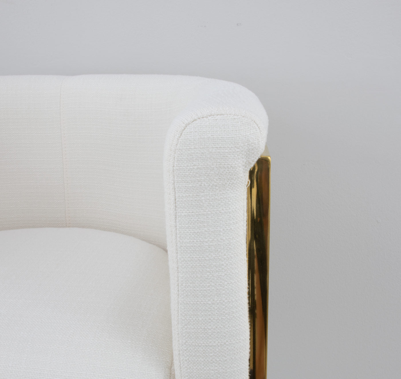 Lucca Counter Stool Silver Grey/Off White