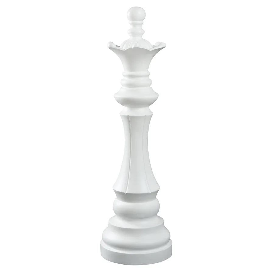 Queen Chess Piece in sleek matte