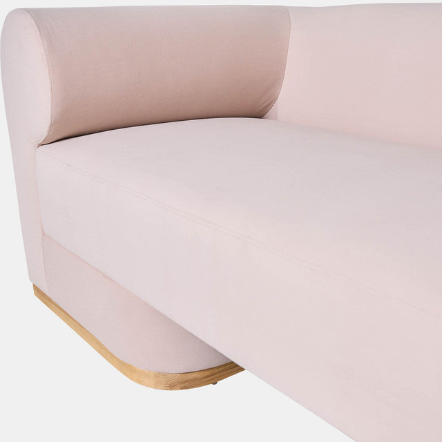 Modern Sofa - Oak Wood Base