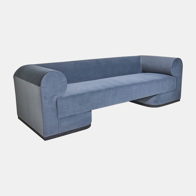Modern Sofa - Oak Wood Base