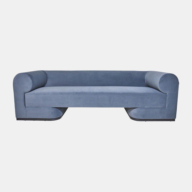 Modern Sofa - Oak Wood Base