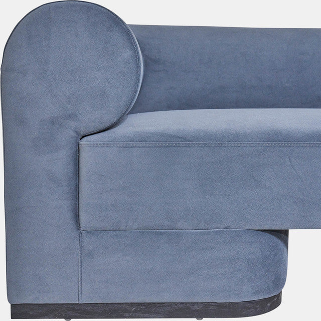 Modern Sofa - Oak Wood Base
