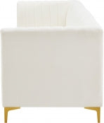 CREAM VELVET MODULAR SOFA