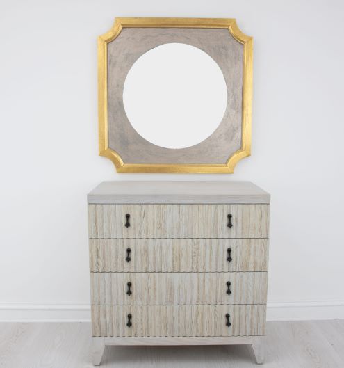 CHAMPAGNE AND GOLD MIRROR/