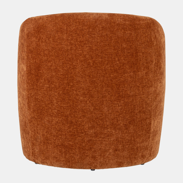 Barrel Arm Chair Rust