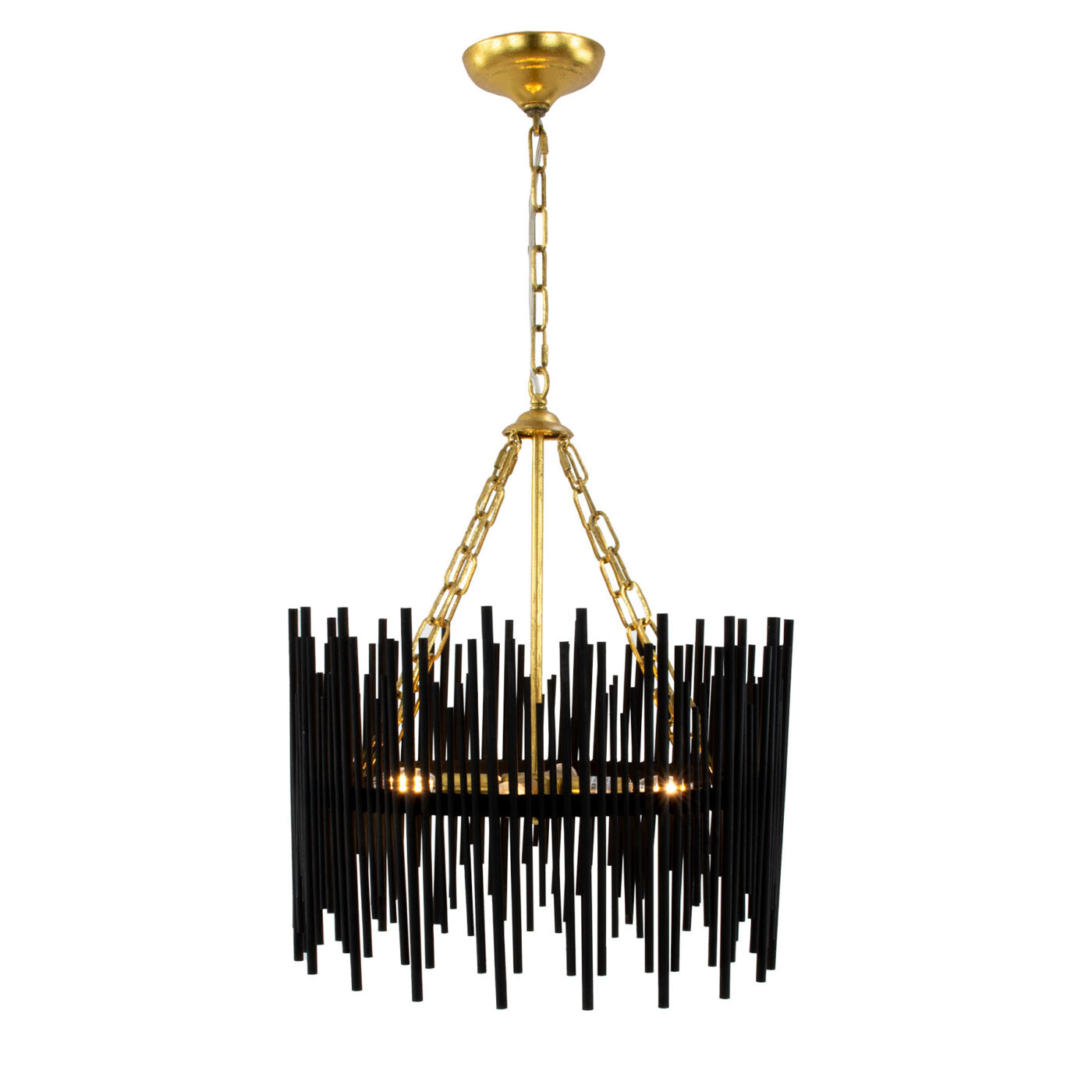 HD132 Black & Gold Chandelier