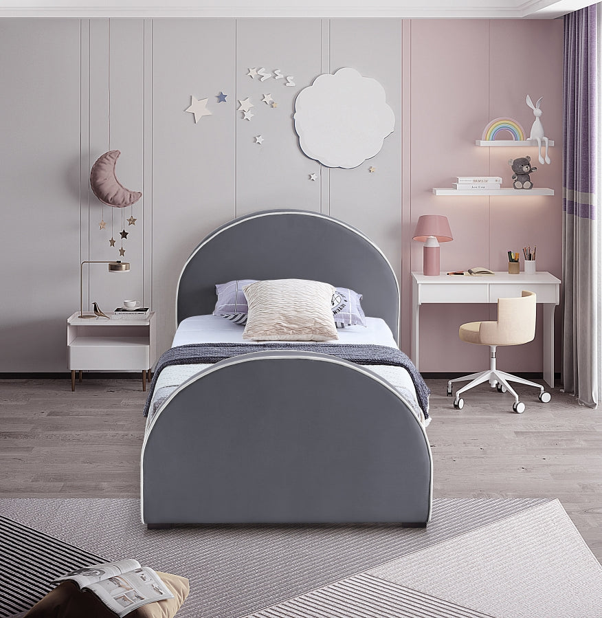 Brody Twin Velvet Bed
