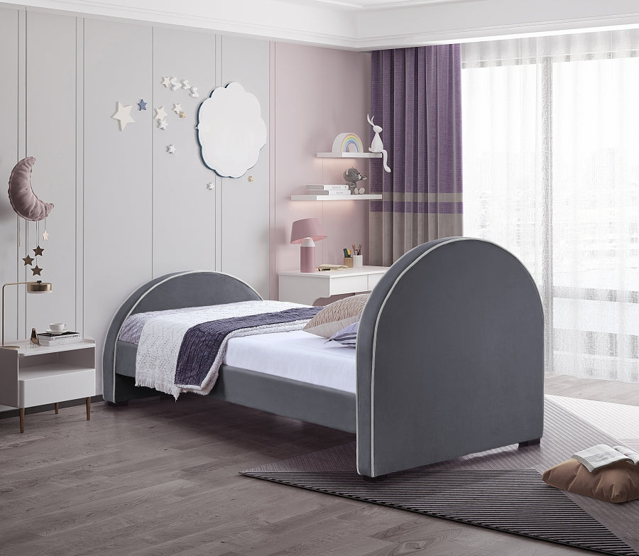 Brody Twin Velvet Bed
