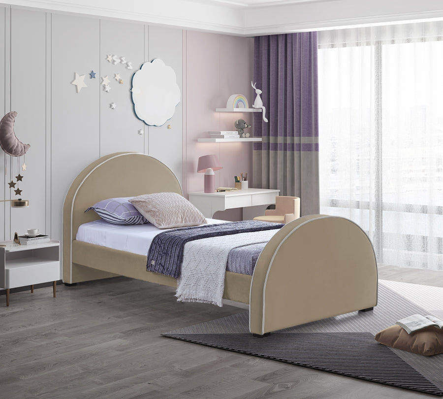 Brody Twin Velvet Bed