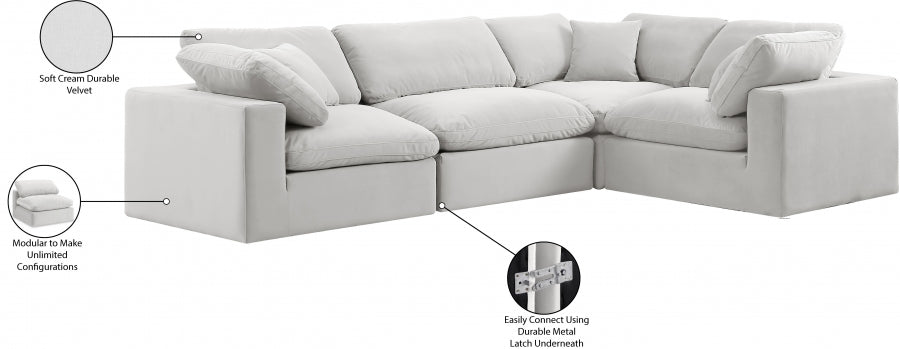 Comfy Velvet Sofa Sectional