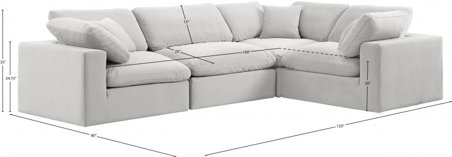 Comfy Velvet Sofa Sectional