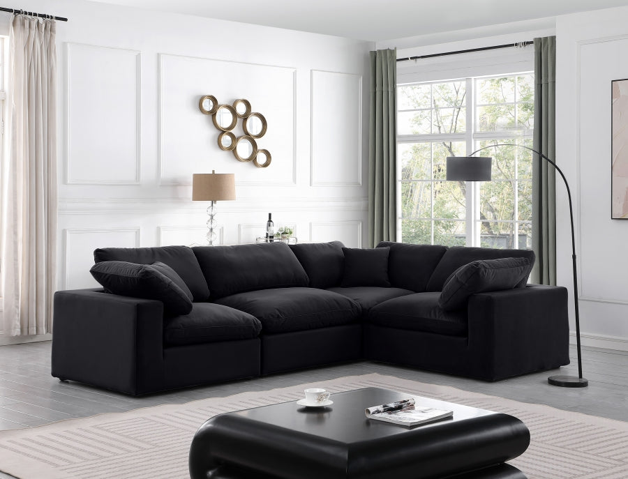 Comfy Velvet Sofa Sectional