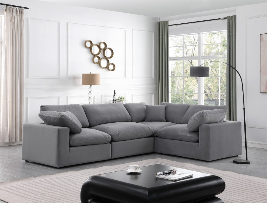 Comfy Velvet Sofa Sectional
