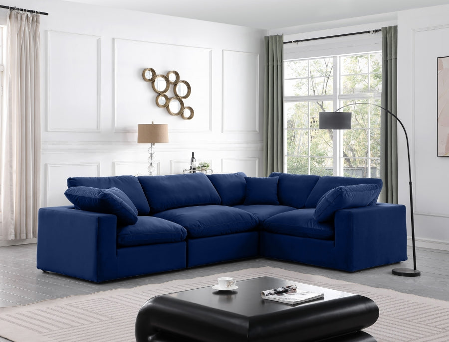 Comfy Velvet Sofa Sectional
