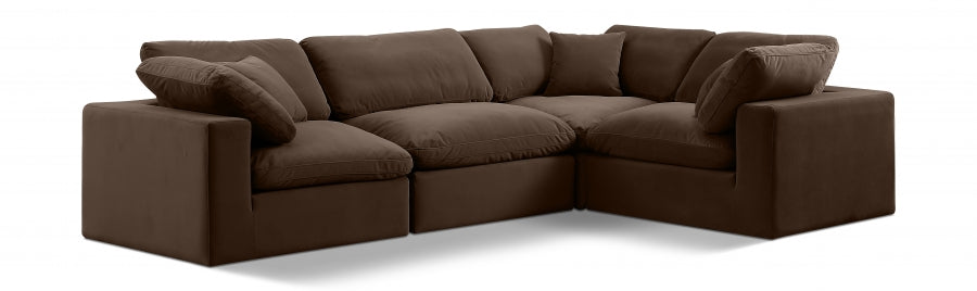 Comfy Velvet Sofa Sectional