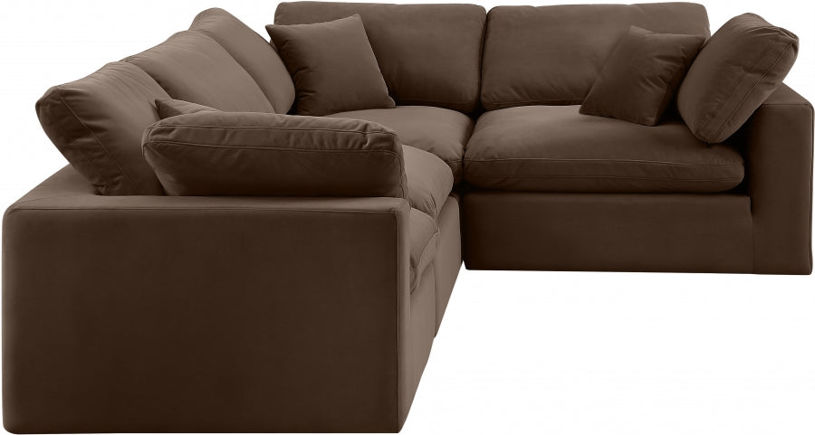 Comfy Velvet Sofa Sectional