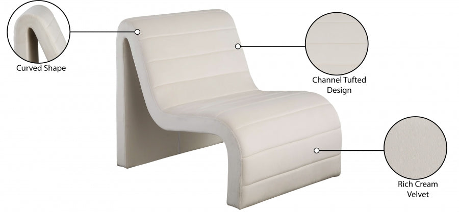 Ivy Velvet Accent Chair