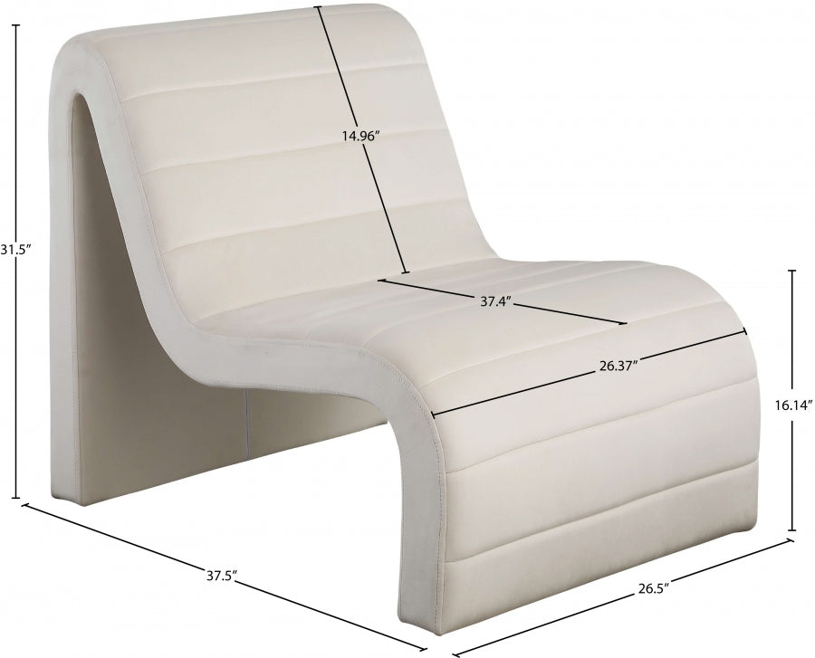 Ivy Velvet Accent Chair