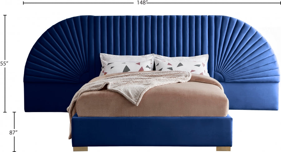 Cleo Velvet Bed