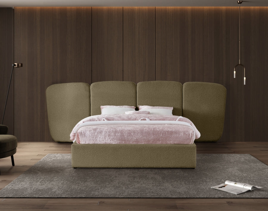 Shiloh Boucle Fabric Bed ~Available May~