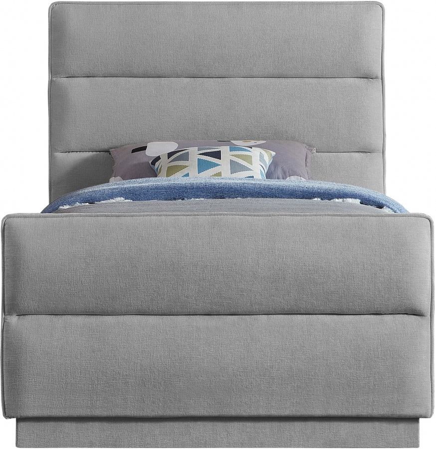 Paxton Chenille Fabric Twin Bed