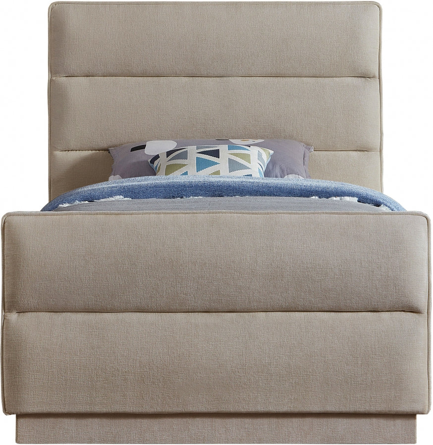 Paxton Chenille Fabric Twin Bed