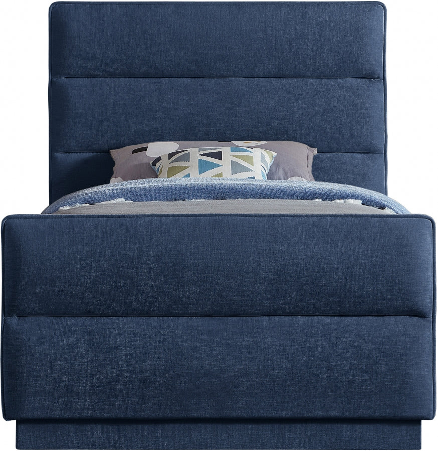 Paxton Chenille Fabric Twin Bed