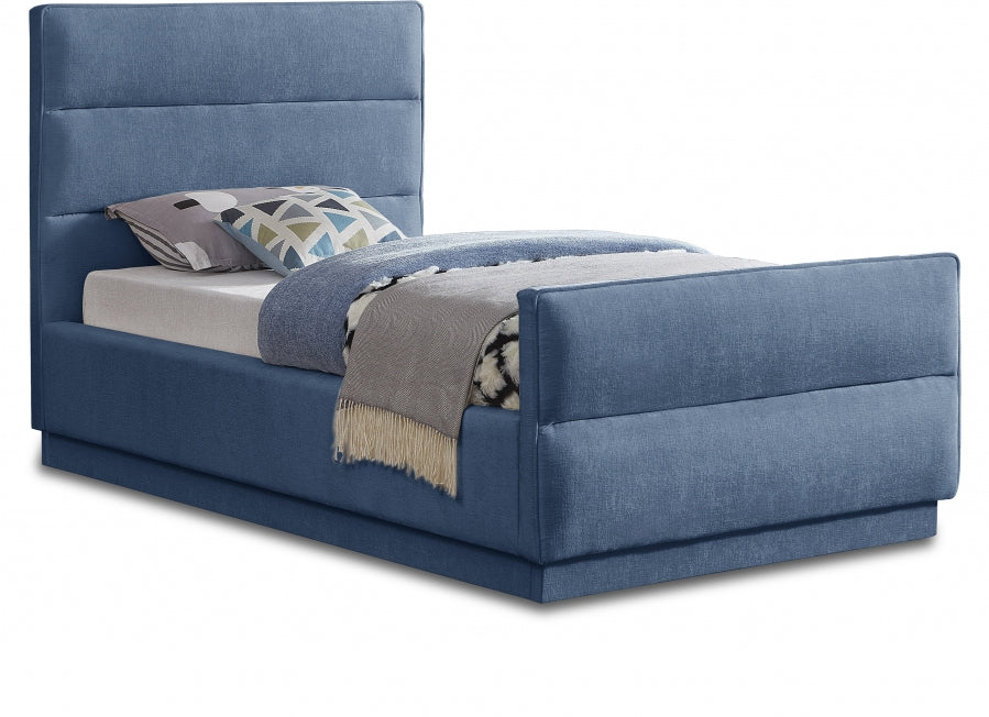 Paxton Chenille Fabric Twin Bed