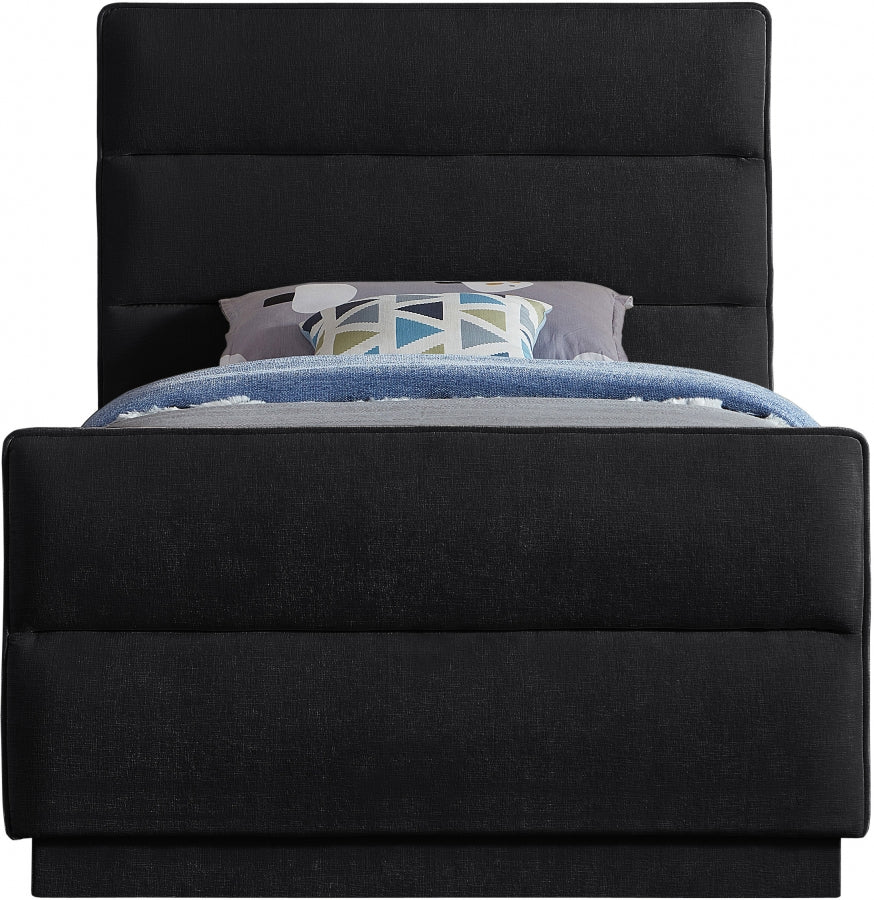 Paxton Chenille Fabric Twin Bed