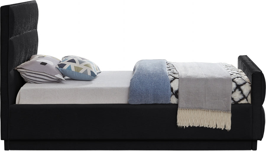 Paxton Chenille Fabric Twin Bed