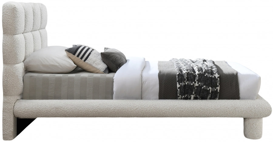 Deco Boucle Fabric Twin Bed