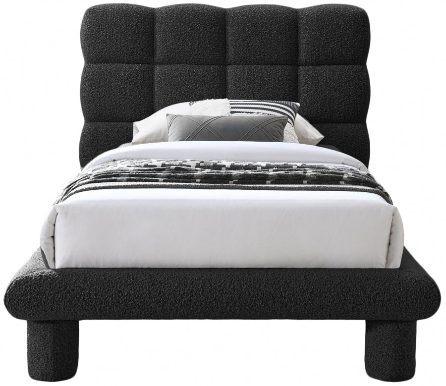 Deco Boucle Fabric Twin Bed