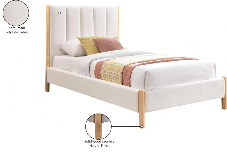 Kona Fabric Twin Bed
