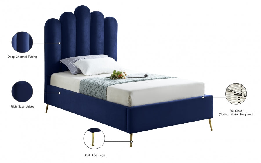 Lily Velvet Bed