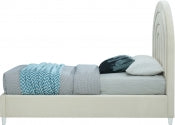 Rainbow Velvet Twin Bed