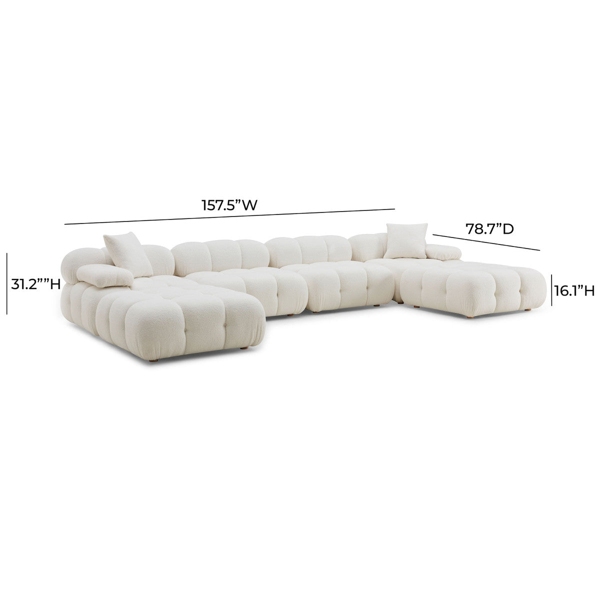 The Calliope Cream Sofa in stock May