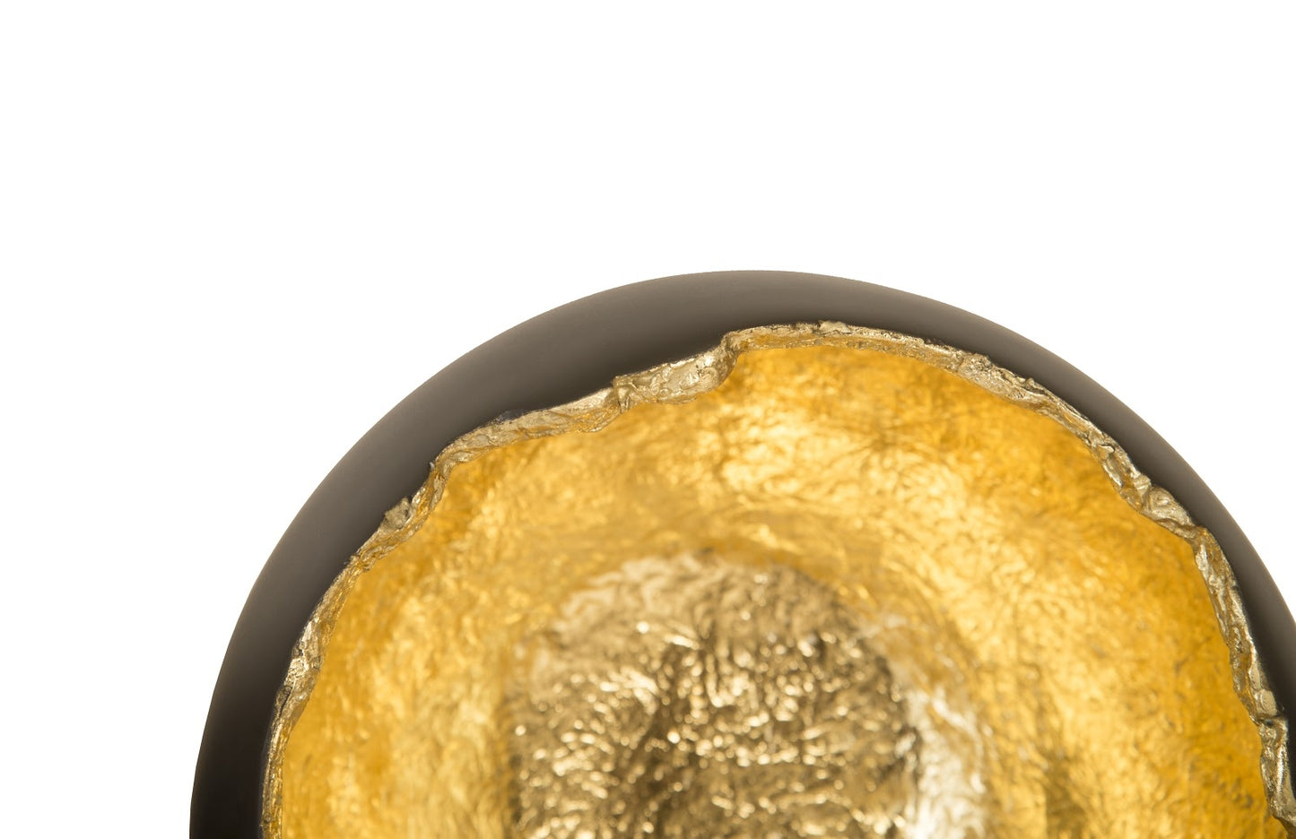 Broken Eggs Wall Art Gold Leaf Black and Gold set of 4