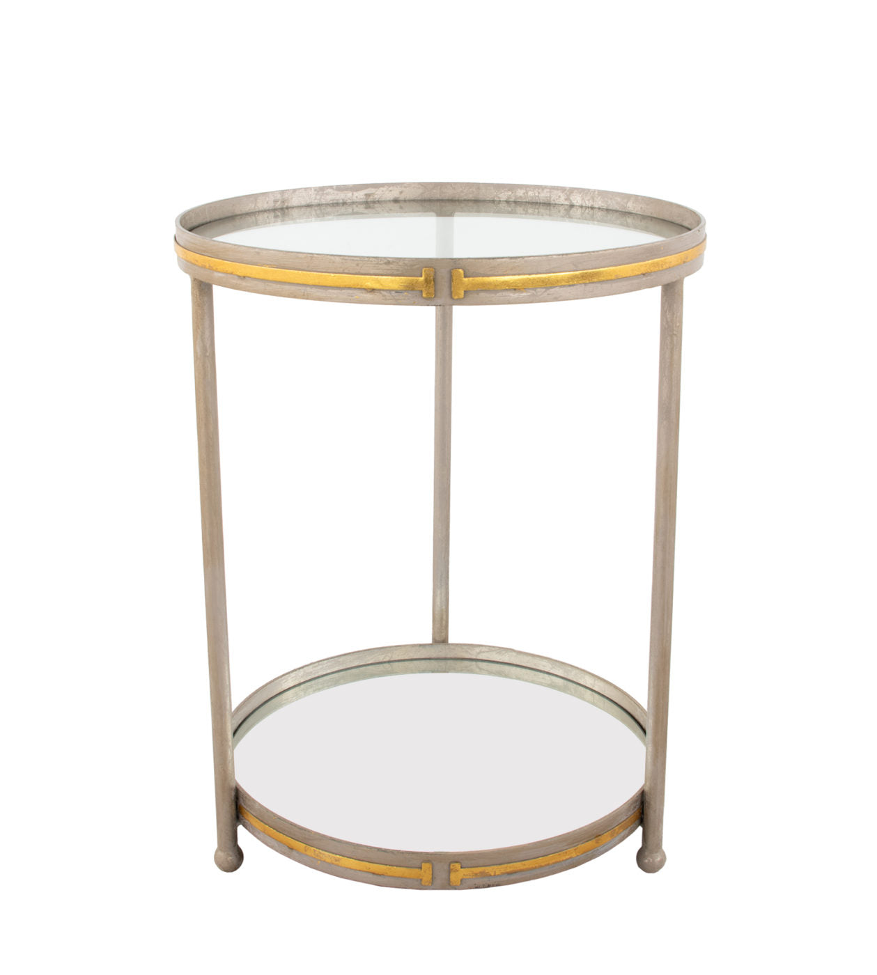 gold side table