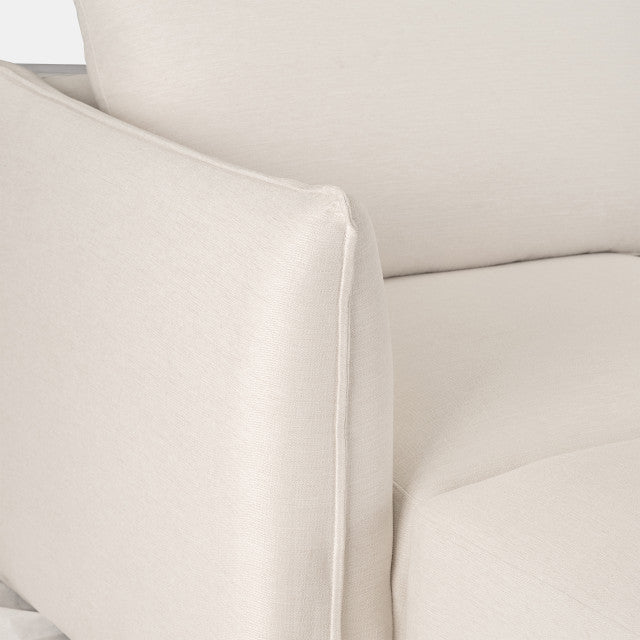 Laf/raf Chaise Sofa W/ Knife Edge Tailoring 2boxes