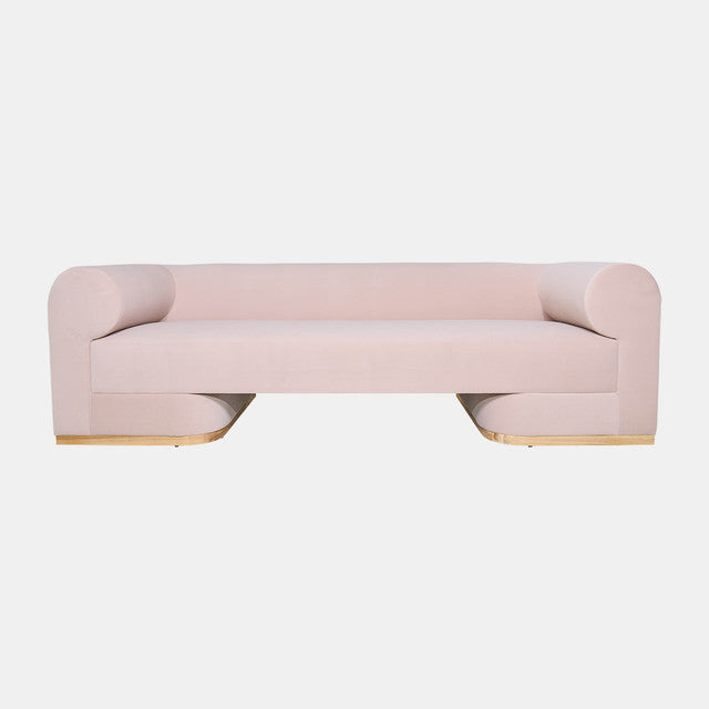 Modern Sofa - Oak Wood Base