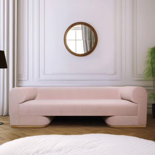 Modern Sofa - Oak Wood Base