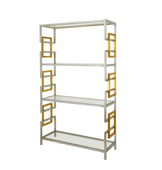 Silver and Gold Shelf