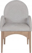 The Waldorf Chenille fabric Dining Arm Chair