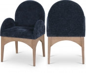 The Waldorf Chenille fabric Dining Arm Chair