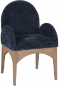 The Waldorf Chenille fabric Dining Arm Chair