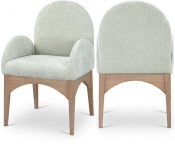 The Waldorf Chenille fabric Dining Arm Chair