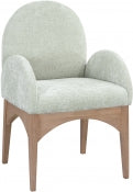 The Waldorf Chenille fabric Dining Arm Chair